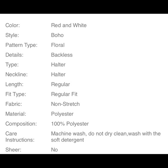 Boho Floral Print Halter Tank Top Blouse - Picture 9 of 9